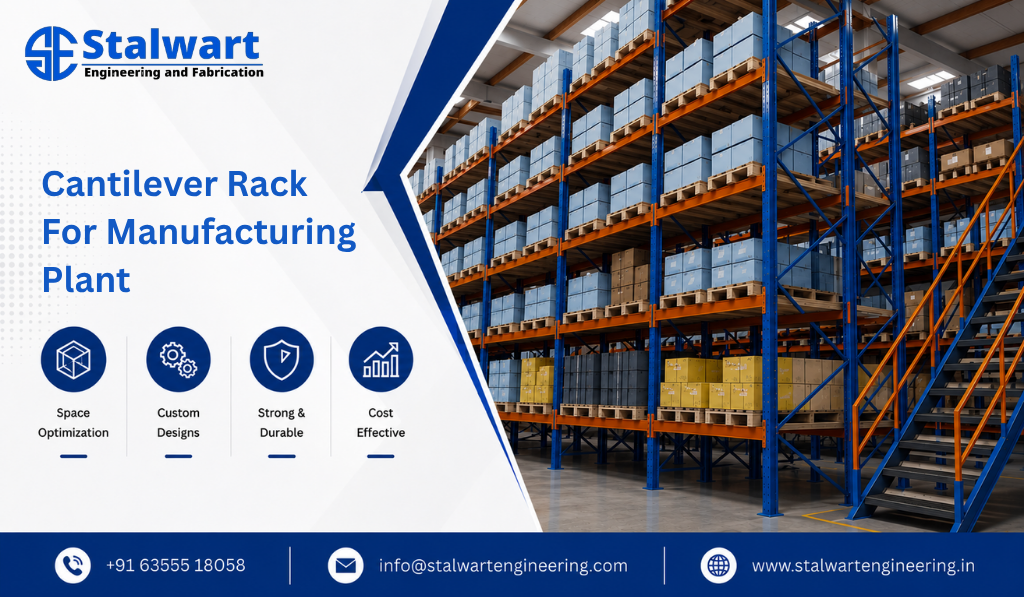 Cantilever Rack For Manufacturing Plant